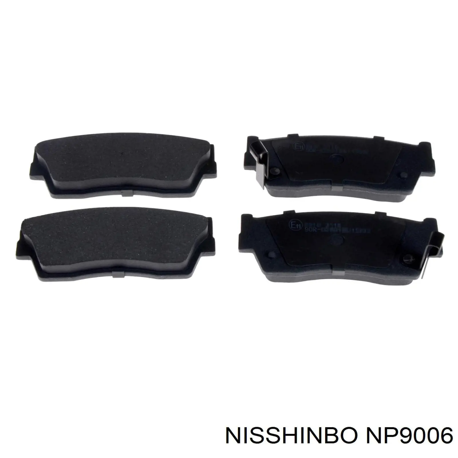 NP9006 Nisshinbo колодки гальмівні передні, дискові