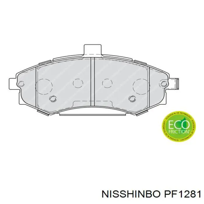 Гальмівні колодки Nisshinbo PF1281 ціна, від 14.93 USD