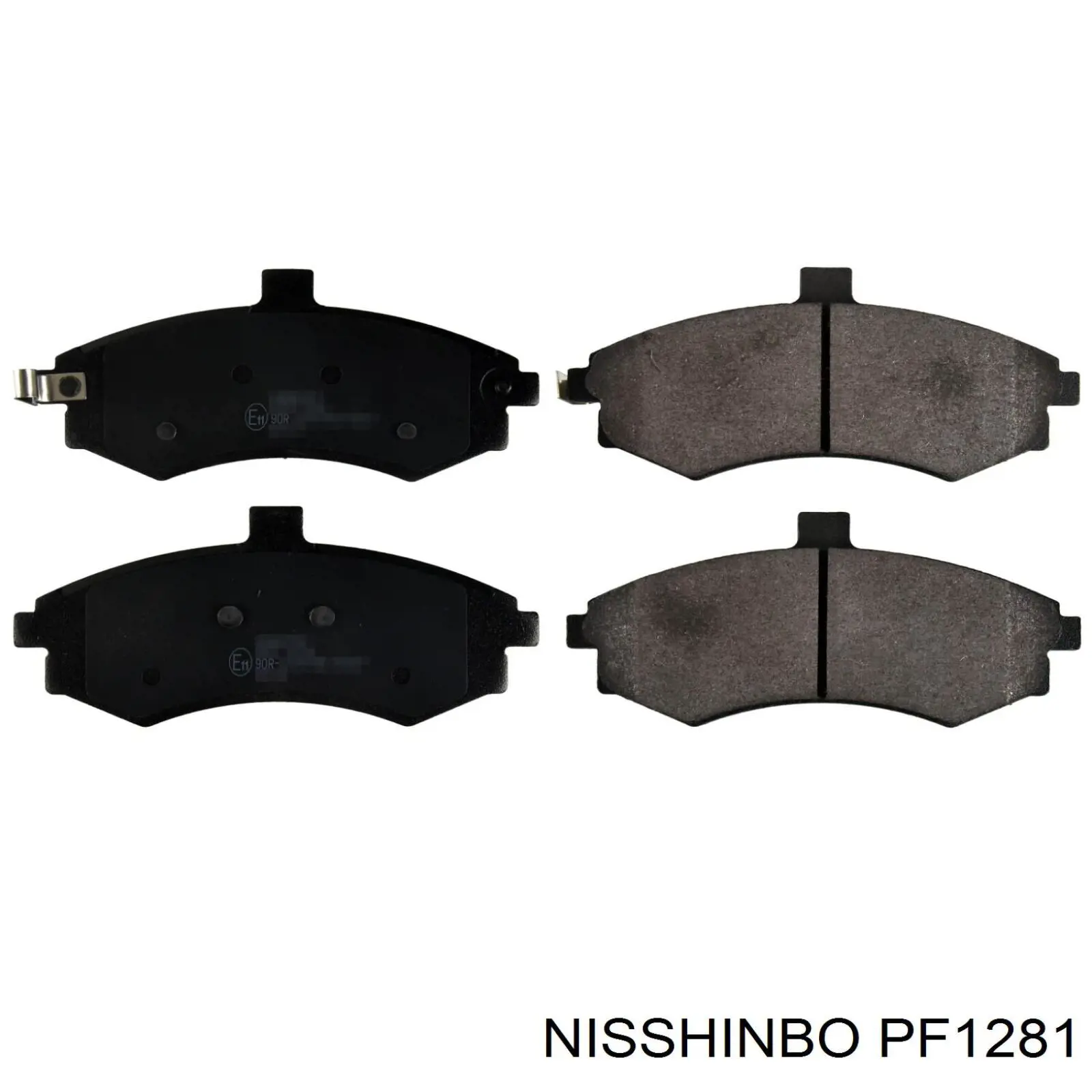 PF1281 Nisshinbo Передні гальмівні колодки