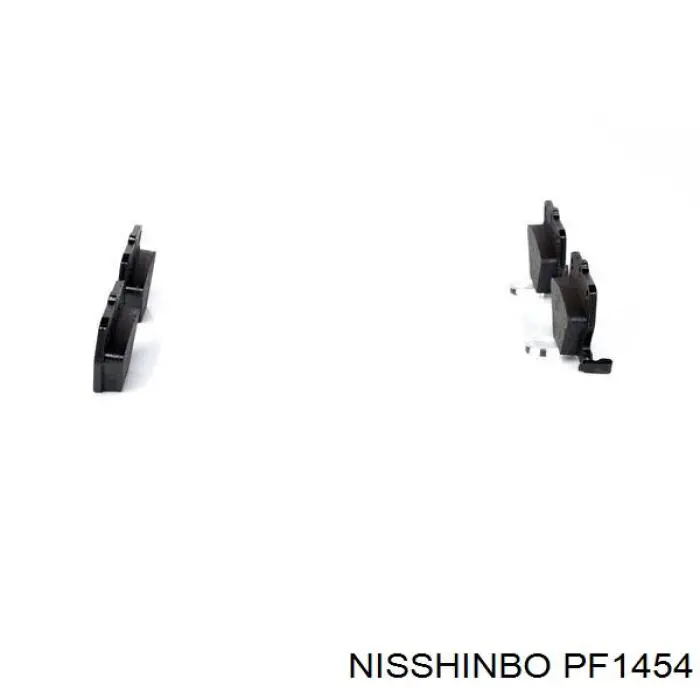 Задні гальмівні колодки PF1454 Nisshinbo