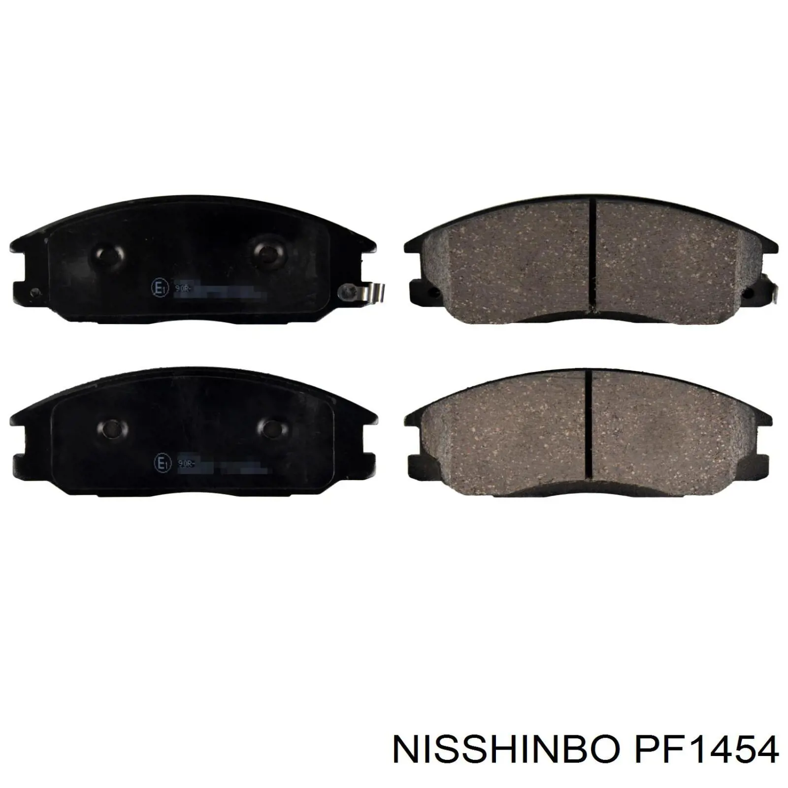 PF1454 Nisshinbo колодки гальмові задні, дискові