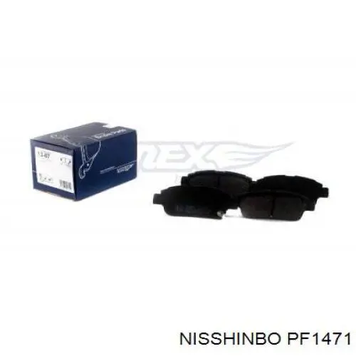 Гальмівні колодки Nisshinbo PF1471 ціна, від 15.92 USD