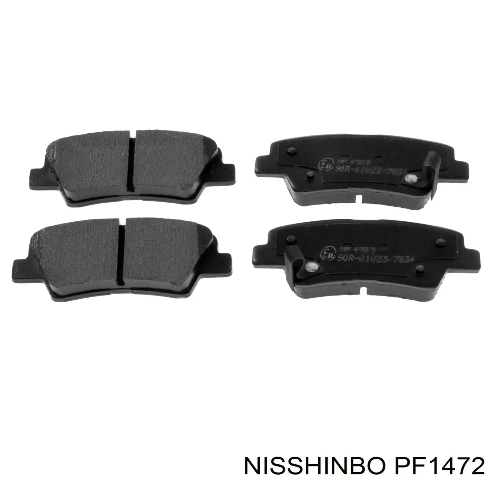 Купити PF1472 Nisshinbo Колодки гальмівні передні, дискові
