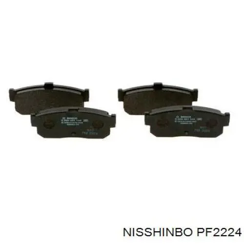 Купити PF2224 Nisshinbo Задні колодки
