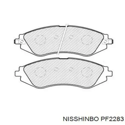 Задні гальмівні колодки Nisshinbo PF2283 ціна, від 9.41 USD