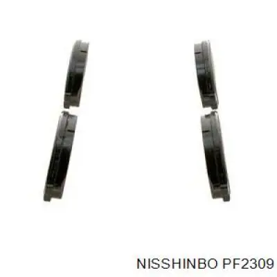PF2309 Nisshinbo Передні гальмівні колодки