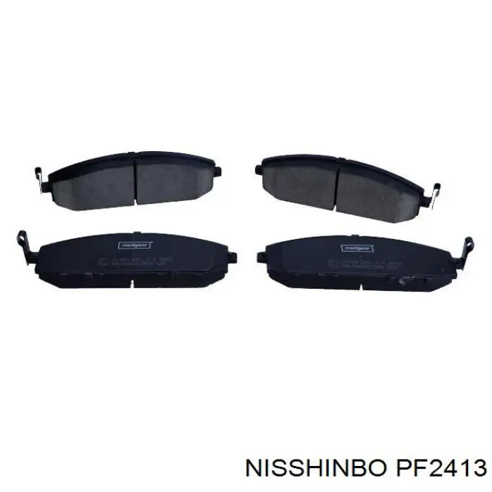 PF2413 Nisshinbo колодки гальмівні передні, дискові
