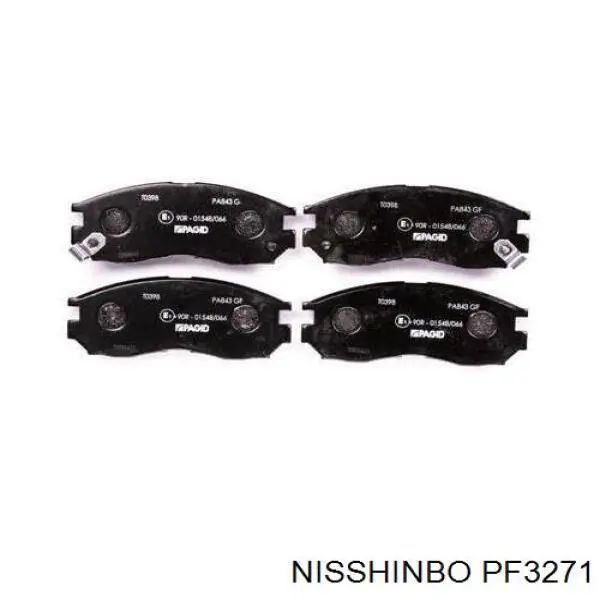 PF3271 Nisshinbo Передні гальмівні колодки