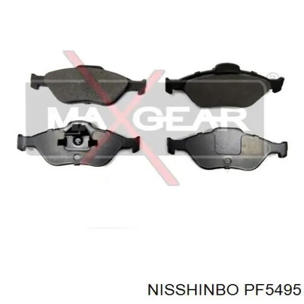 Гальмівні колодки Nisshinbo PF5495 ціна, від 19.00 USD