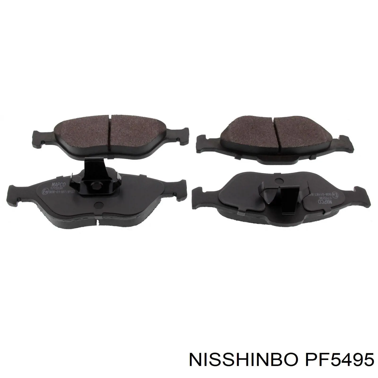 Передні тормозні колодки PF5495 Nisshinbo