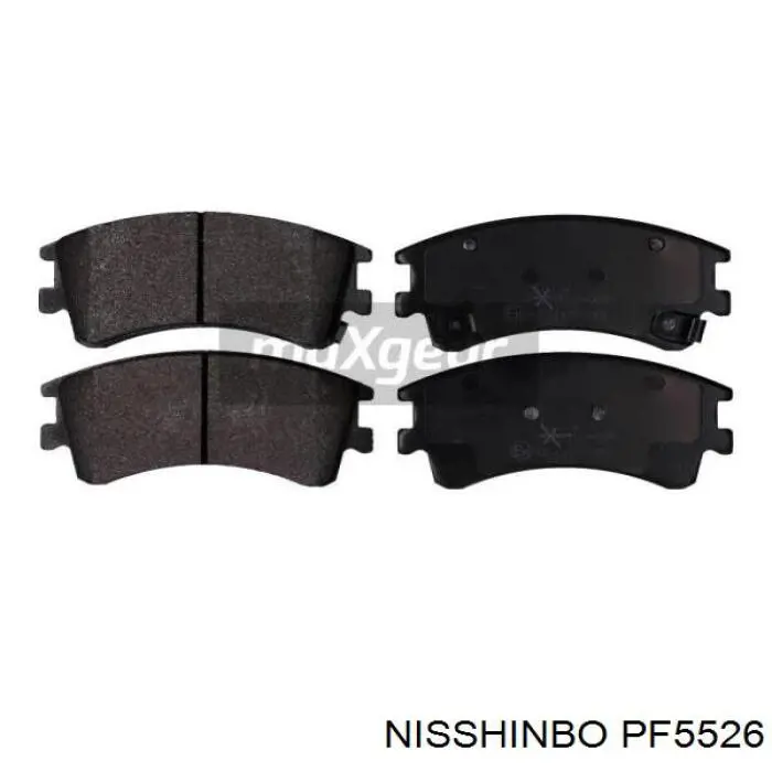 Купити PF5526 Nisshinbo Колодки гальмівні передні, дискові