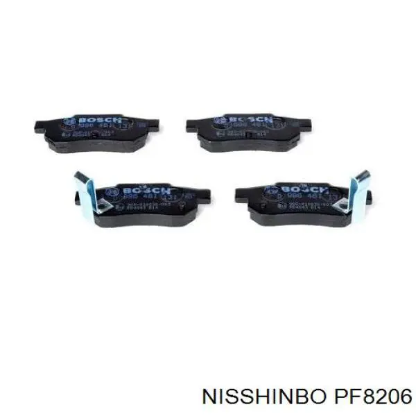 Задні гальмівні колодки 43022SR3000 Honda