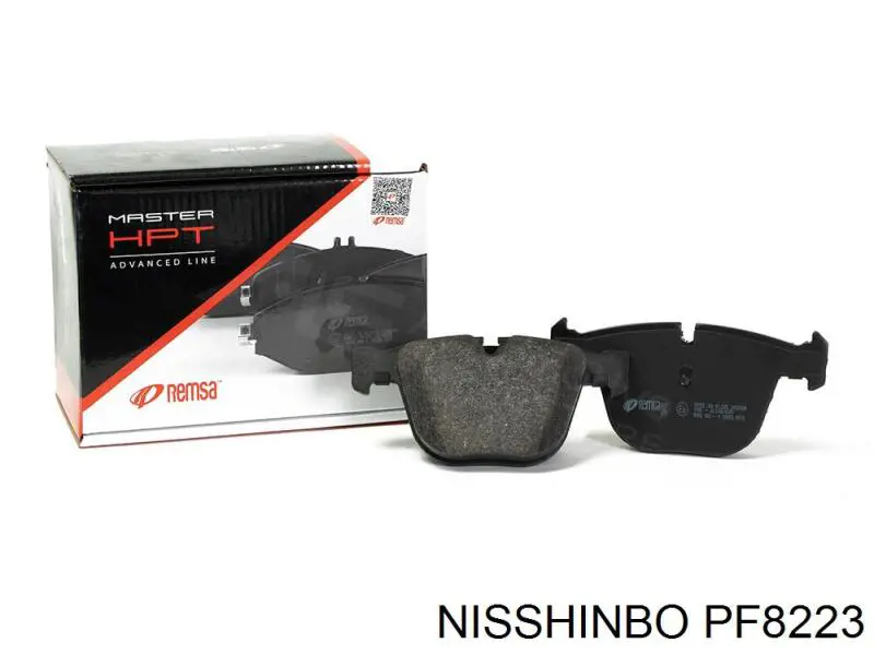 PF8223 Nisshinbo колодки гальмівні передні, дискові