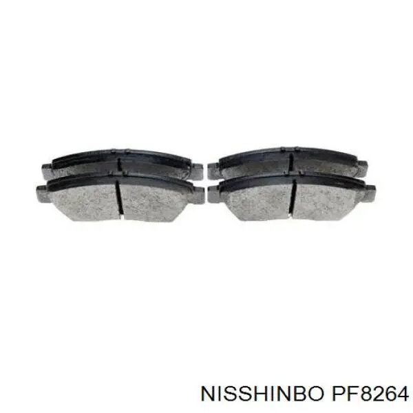 Купити PF8264 Nisshinbo Колодки гальмівні передні, дискові