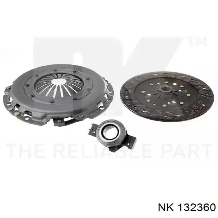 Комплект зчеплення (3 частини) NK 132360 ціна, від 132.71 USD