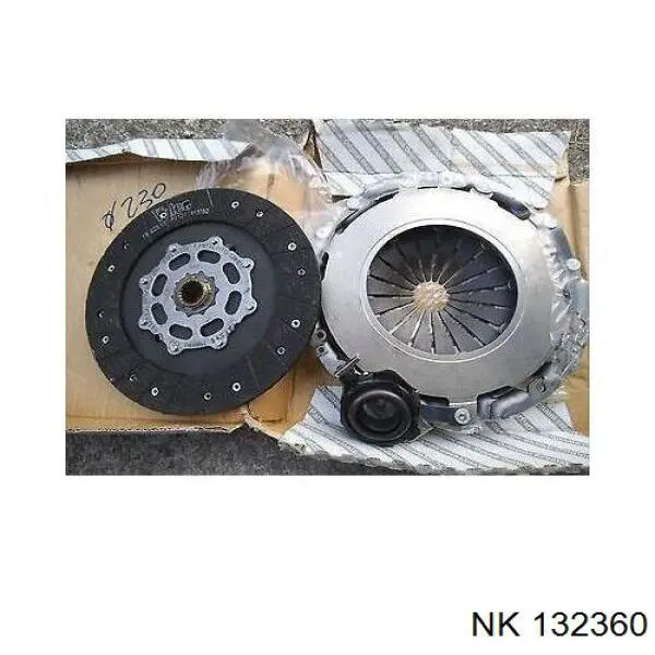 Купити 132360 NK Комплект зчеплення (диск, корзина, підшипник)