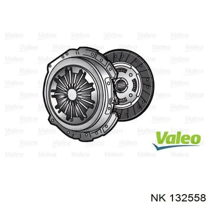 Купити 132558 NK Комплект зчеплення (диск, корзина, підшипник)