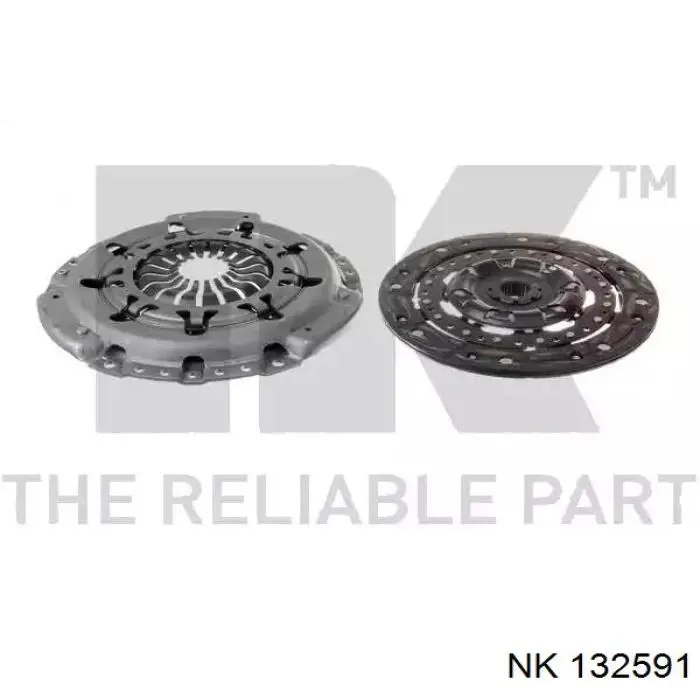Комплект зчеплення (3 частини) NK 132591 ціна, від 150.17 USD
