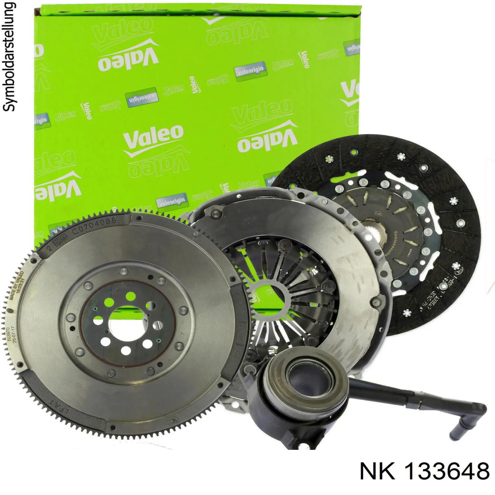 Купити 133648 NK Комплект зчеплення (диск, корзина, підшипник)