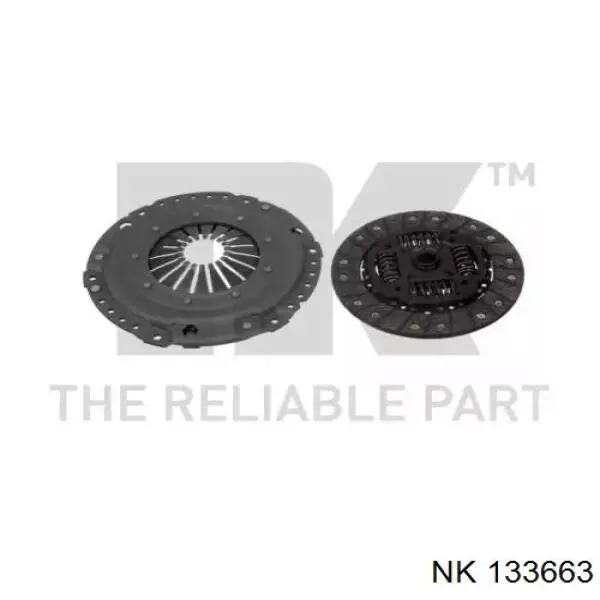 Комплект зчеплення (3 частини) NK 133663 ціна, від 154.88 USD