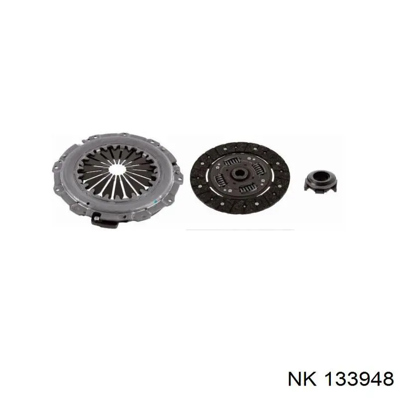 Комплект зчеплення (3 частини) NK 133948 ціна, від 92.38 USD