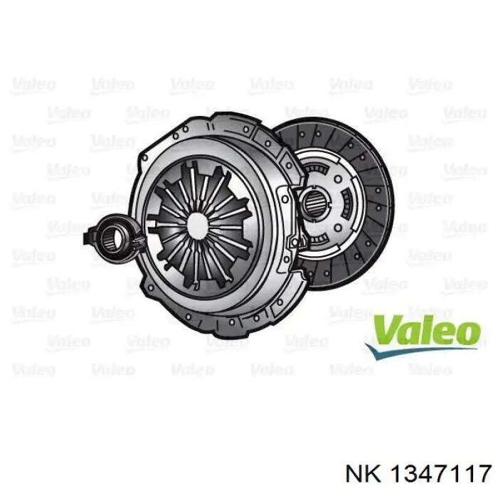 Комплект зчеплення (3 частини) NK 1347117 ціна, від 101.71 USD