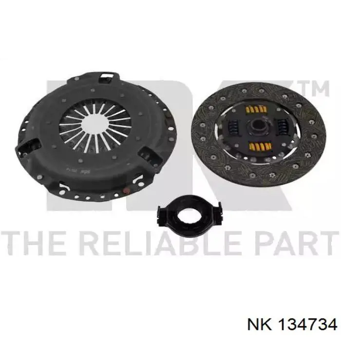 Комплект зчеплення (3 частини) NK 134734 ціна, від 91.99 USD