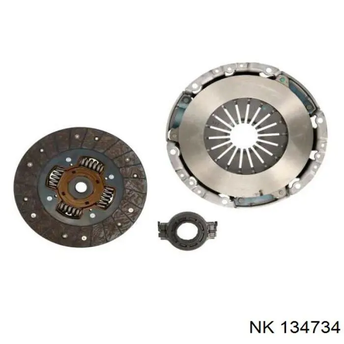 Купити 134734 NK Комплект зчеплення (диск, корзина, підшипник)