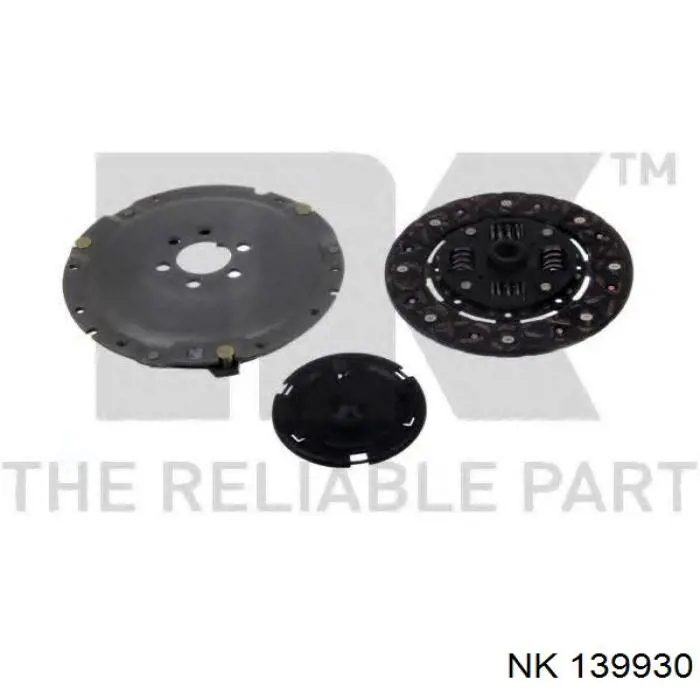Комплект зчеплення (3 частини) NK 139930 ціна, від 89.29 USD