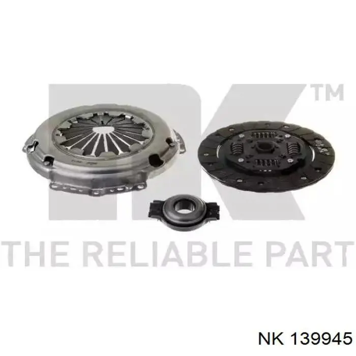 Комплект зчеплення (3 частини) NK 139945 ціна, від 56.46 USD