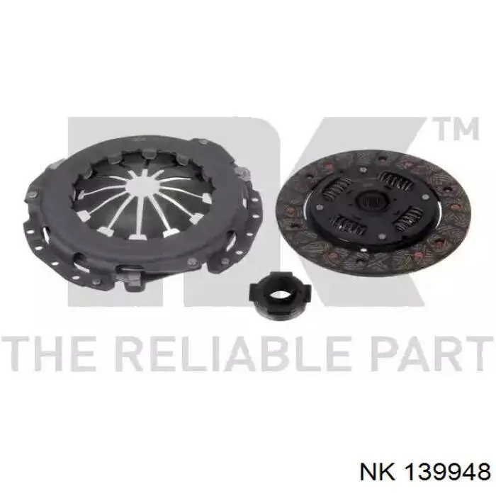 Комплект зчеплення (3 частини) NK 139948 ціна, від 101.51 USD