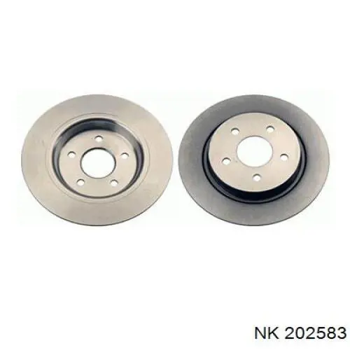 Задні дискові гальма NK 202583 ціна, від 38.46 USD