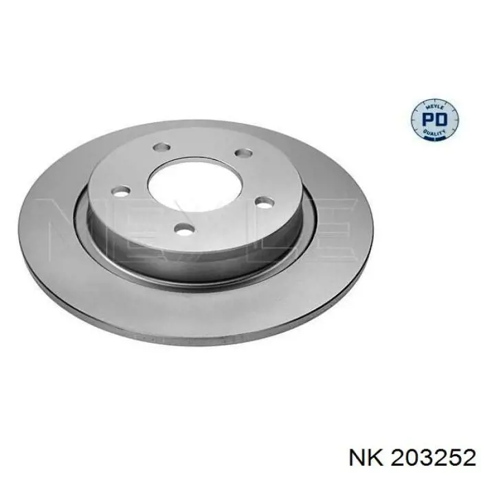 Диск гальмівний задній NK 203252