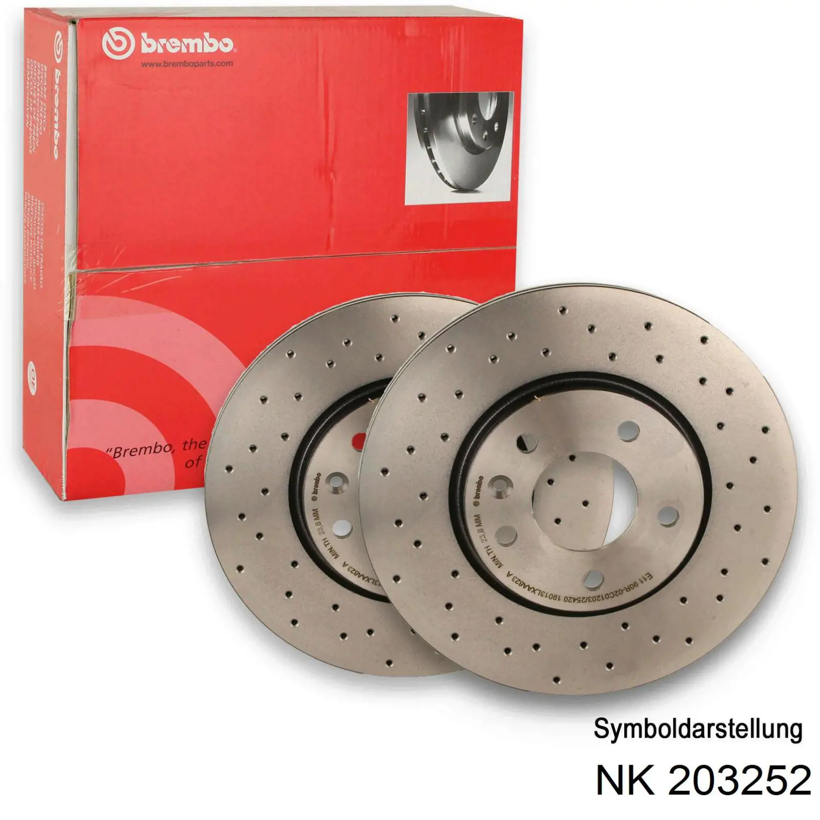 Задні дискові гальма NK 203252 ціна, від 34.45 USD