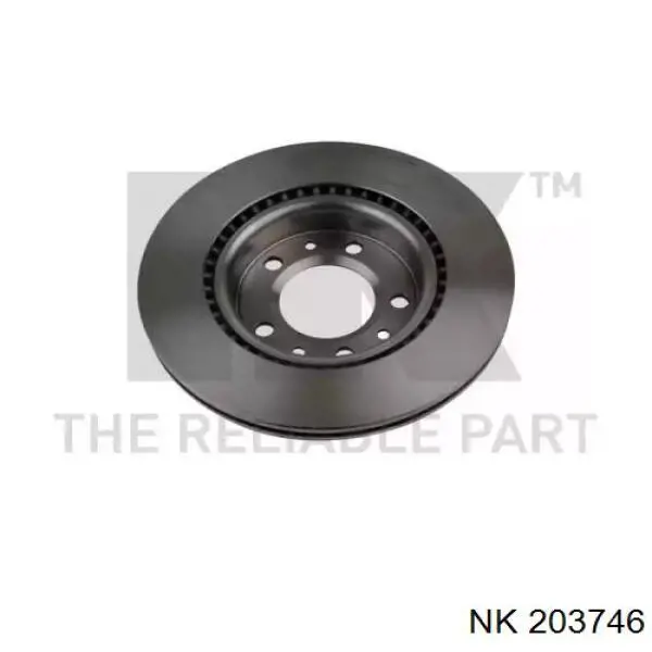 Диск переднього гальма NK 203746 ціна, від 43.19 USD
