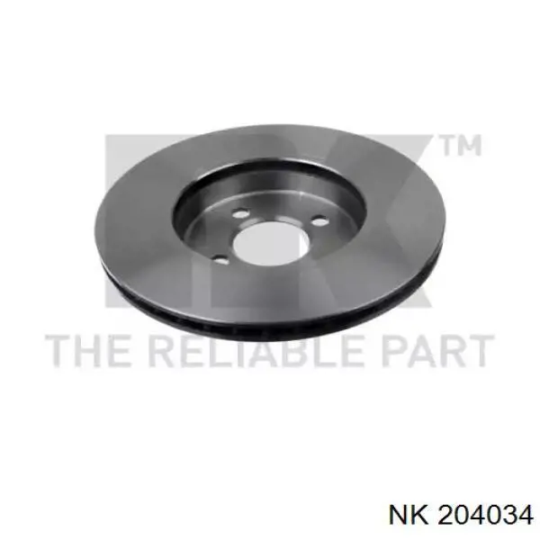 Диск переднього гальма NK 204034 ціна, від 43.67 USD