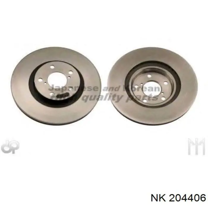 Диск гальмівний передній NK 204406