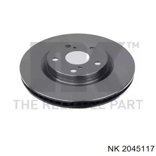 2045117 NK диск гальмівний передній