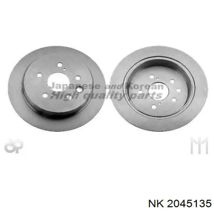 Купити 2045135 NK Диск заднього гальма