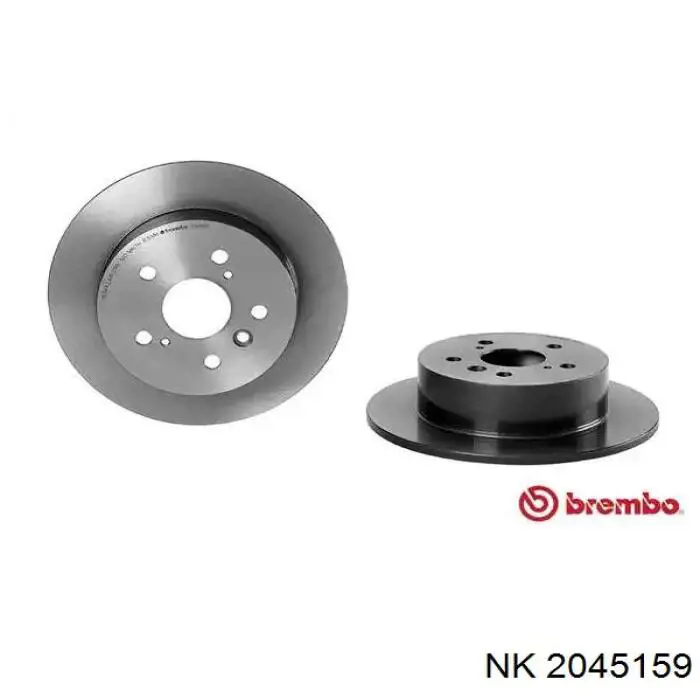 Диск гальмівний задній NK 2045159
