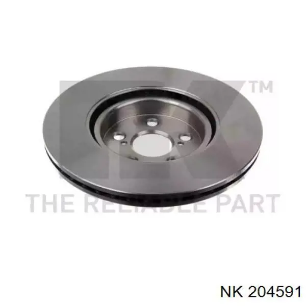 204591 NK диск гальмівний передній