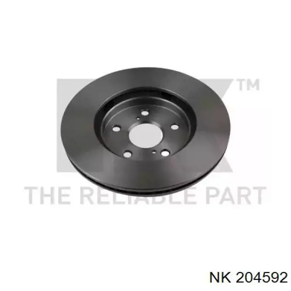 204592 NK диск гальмівний передній