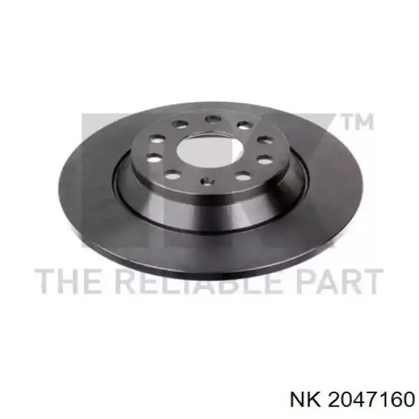 2047160 NK диск гальмівний задній