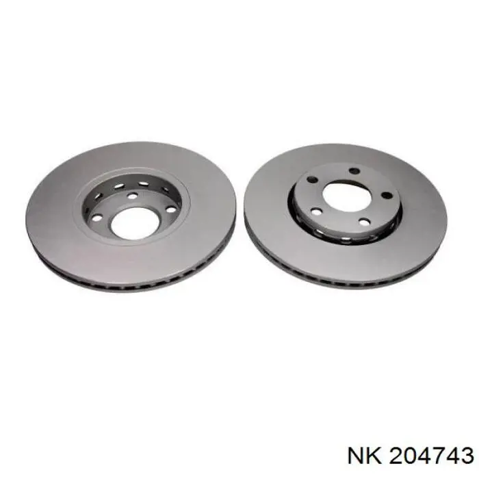 Диск гальмівний передній NK 204743