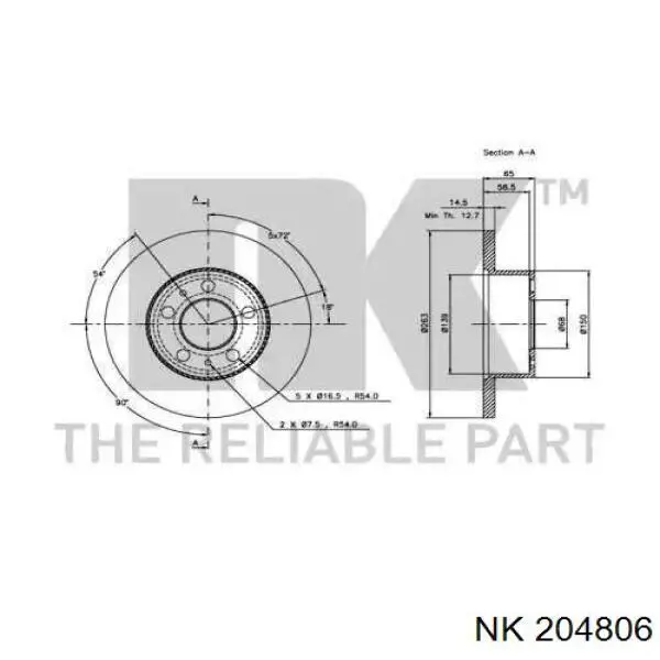 Диск переднього гальма Volvo 0270777 ціна, від 31.67 USD