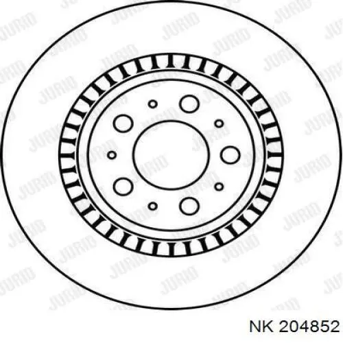 Гальмівні диски 204852 NK