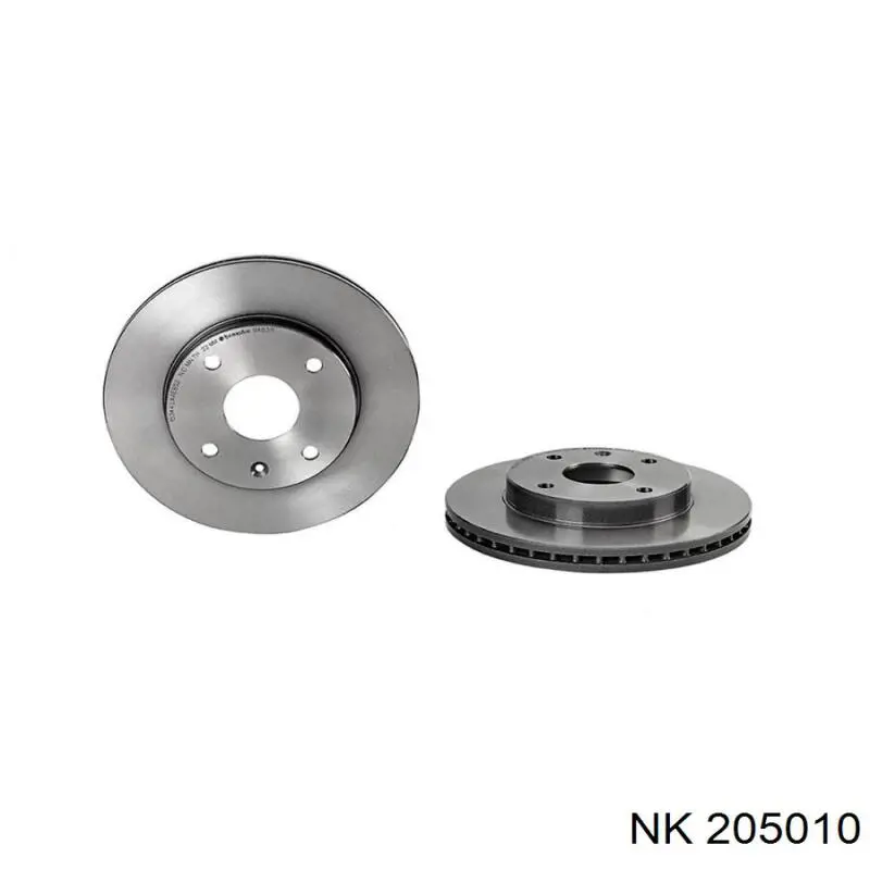 Диск гальмівний передній NK 205010
