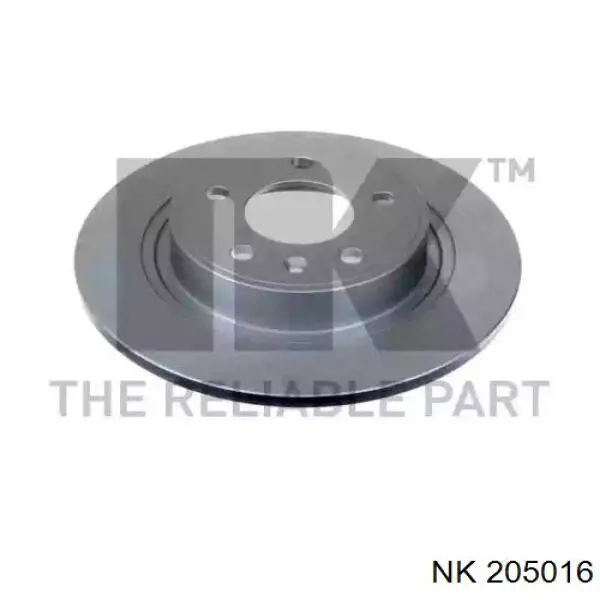 205016 NK диск гальмівний задній