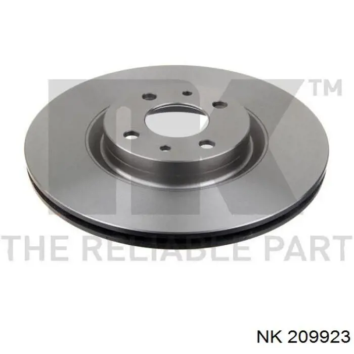 209923 NK диск гальмівний передній