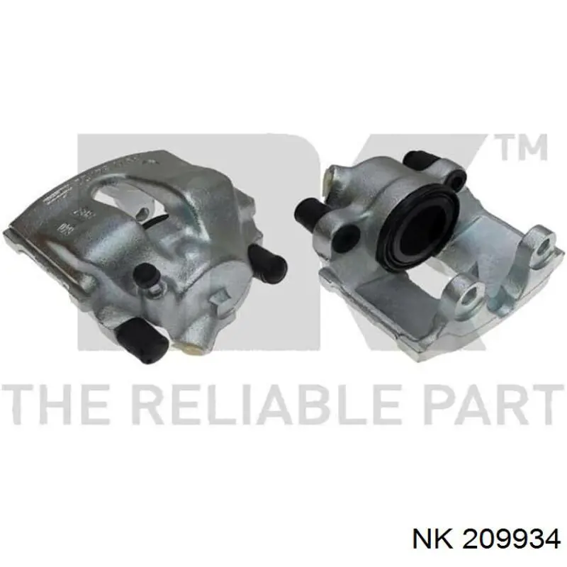 Диск гальмівний передній NK 209934